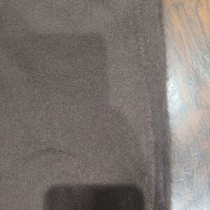 Dark brown fleece like fabric